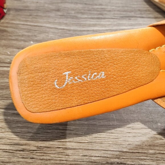 Jessica slipper leather upper brown women's size 10M - Picture 5 of 8